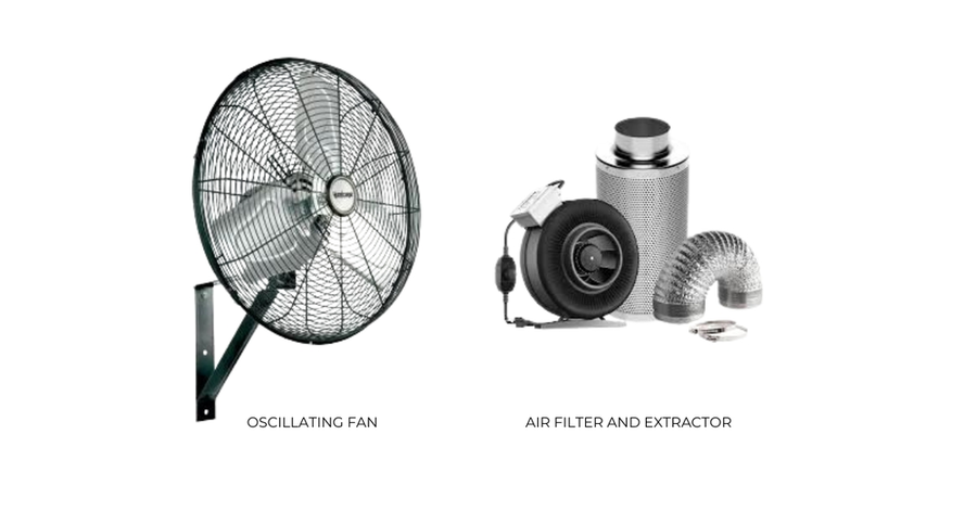 Cannabis ventilation equipment